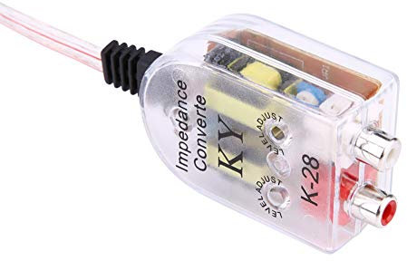 Amplificatore CD o, Amplificatore CD o per auto Subwoofer o Convertitore regolatore convertitore divisore ad alta e bassa frequenza per lettore CD VCD DVD per auto senza uscita