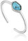Ania Haie Damen-Damenring Turquoise Adustable Ring 925er Silber Türkis One Size 88048288