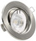 trendlights24 Decora LED Einbaustrahler 230V Edelstahl rund 3-Stufen dimmbar extra flach 35mm, 5er Set Warmweiß 5W Spots, Einbauleuchten schwenkbar