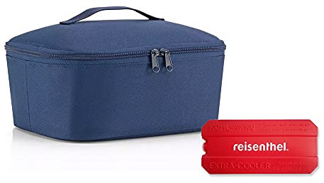 reisenthel coolerbag mit Zugabe Thermo Kühltasche Thermotasche (coolerbag M Pocket Navy)