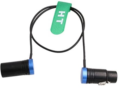 HangTon Audio Cable Low-Profile XLR 3 Pin Male to Female for Mic Camera Sound Devices 888 633 Zaxcom Zoom Audio Recorder Blue 20