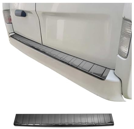 OMAC Ladekantenschutz für FIAT Talento 2016-2020 Edelstahl Dark Chrom | Stoßstangenschutz, fahrzeugspezifische Passform