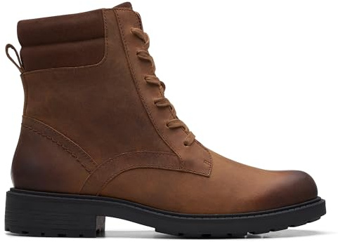 Clarks Boots Orinoco2 Spice, Glattleder, Braun, Damen