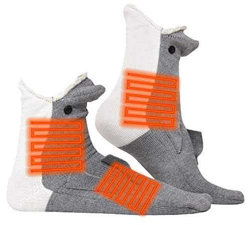 Aibyks Hai-Socken - Bequeme Essensfuß-Neuheitssocken,3D-Strick-Hai-Socken, Neuheit, Winter-Tier-Hai-Socken, lustige Alligator-Socken, Damen und Herren