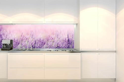 Dimex Küchenrückwand Folie Selbstklebend Lavendel 180 x 60 cm | Klebefolie - Dekofolie - Spritzschutz für Küche | Made in EU