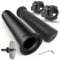 NewBEP 2PCS Olympic Adapter Sleeve 7.8 with Barbell Clamps 2, Converts 1 Standard to 2 Olympic Weight Plate Posts, Removable End Cap