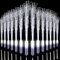 Leuchtwedel Hochzeit Weiß,24 Stück LED Leuchtwedel Weiss,Leuchtstäbe Glasfaser,Leuchtwedel Hochzeit Warmweiß,Party Leuchtstäbe,Lichter Hochzeitstanz,Leuchtstäbe für Weihnachten,Party,Konzert,Hochzeit