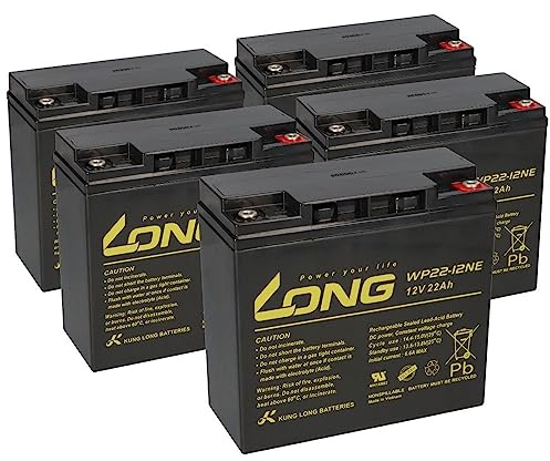 Bleiakku 60V 22Ah (5X 12V 22Ah) Kompatibel SXT Raptor 1200 V2 & Viper - Langlebig - Wartungsfrei - Zuverlässig - Ersatzakku - Akku - Batterie