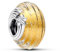 PANDORA Moments Sternschnuppe Gerilltes Murano-Glas-Charm aus Sterling Silber mit Zirkonia, Kompatibel Moments Armbändern, 792982C01