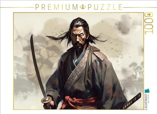 CALVENDO Puzzle Samurai Krieger | 1000 Teile Lege-Größe 64 x 48 cm Foto-Puzzle für glückliche Stunden