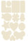 5 Blatt Selbstklebende Reparaturflicken Nylon für Kleidung, Schlafsack, Zelt, Daunenjacken-Reparaturflicken Beige