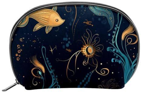 Make up Tasche klein,Make up Reisetasche,Teufelsfische Quallen Ozean,Make up Organizer Tasche
