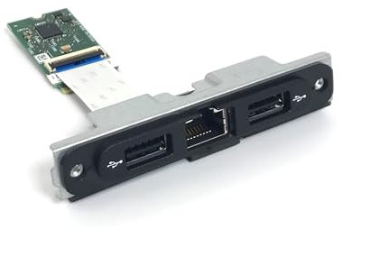 2,5 GB RJ45-LAN-Port und zwei zusätzliche USB-2.0-Anschlüsse für Intel NUC 11/12/13 Tall Modell zur Herstellung eines Dual-LAN-NUC