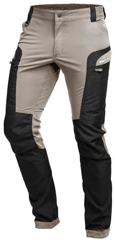 PUMA Workwear Pro-One Adventure Outdoor Wanderhose Herren - Ideal zum Klettern, Bergsteigen, Parkour und mehr – flexibel, verstärkt & strapazierfähig - Outdoor Hosen für Herren - Desert Brown - L