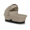 CYBEX Gold GAZELLE S Cot Kinderwagenaufsatz, Ab Geburt bis ca. 6 Monate (max. 9 kg), Für CYBEX Gazelle S und e-Gazelle S, Almond Beige