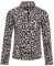 Emski Damen Skipullover Leopardenmuster - Langärmliger Pullover mit Viertelreißverschluss - Wintersportbekleidung - Größe S-XXL