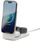 Native Union Rise 3-in-1 Magnetischer kabelloser Ladegerät – Qi2 Zertifiziert & MagSafe – 15W Schnellladeständer für iPhone 16/15/14/13 mit Ladefunktion für AirPods (Pro) & Apple Watch (Sandstein)