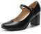 DREAM PAIRS Women's Mary Jane Heels Close Toe Dress Pumps Comfortable Office Work Dress Shoes for Women DWUMPU2528,Size 6.5,Black,DWUMPU2528