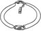Emporio Armani Herrenarmband aus Leder oder Edelstahl mit Karabiner-, Schieber- oder Druckknopfverschluss, Glänzendes Silber