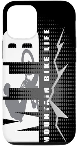 Hülle für iPhone 12/12 Pro MTB Mountain Bike Life, Downhill und Sport