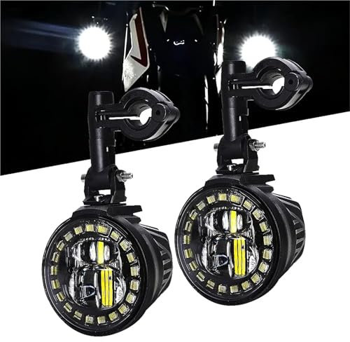 LED-Nebelscheinwerfer, kompatibel mit BMW R1200GS R1250GS Adventure GSA1200 1250, YAMAHA Tenere 700 900 TRACER 900 GT, Motorrad-Zusatzscheinwerfer(C)