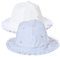 Little Dutch CL25038873 Kindersonnenhut wendbar - Sunny Flowers blau (Gr. 2/1-2 Jahre)