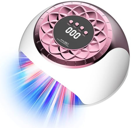 IUHFSIFS Appareil laser antifongique DualWave 5.0 pour ongles des orteils et des doigts 【Minuteur intelligent 3 min/5 min/7 min/10 min】Outil de soins à domicile, sûr (avec affichage de l'heure)
