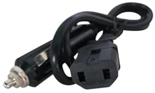 Quixpszto Cable de alimentación de Encendedor de Cigarrillos de 1 m, 2 m, 12 V/24 V, con conexión Directa, Compatible con ollas arroceras universales for Coches, Camiones y automóviles.(1M)