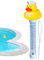 Papera Di Gomma Termometro Piscina Galleggiante, 20 Cm Termometro Per Piscina Esterna, Con Cordino, Infrangibile, Realizzata In Robusti Materiali ABS E PVC, Utilizzando Una Formula Sicura A Base