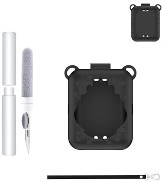 Custodia protettiva in silicone per Bitzee, giocattolo interattivo Harry Potter, impermeabile, antiurto, antigraffio, lavabile, con penna per la pulizia, colore nero