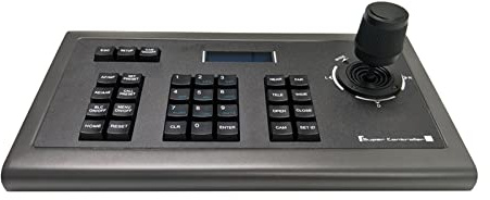 AUBEST Webcam, RS232 Hd Conference Camera Controller 3D Joystick Keyboard Protocol Control For CCTV PTZ AHD SDI TVI CVI Camera