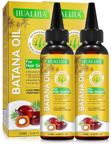P-Beauty 2X Batana Öl für Haare, Kaltgepresst 120ml - Haaröl für Haarwachstum, Haarpflege & Kopfhautpflege - Naturöl für Haare, Kopfhaut, Wimpern, Augenbrauen - Stärkt Haarwurzeln & pflegt intensiv