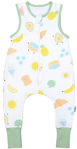 TupTam Baby Sommerschlafsack mit Beinen – 0,5 TOG, OEKO-TEX