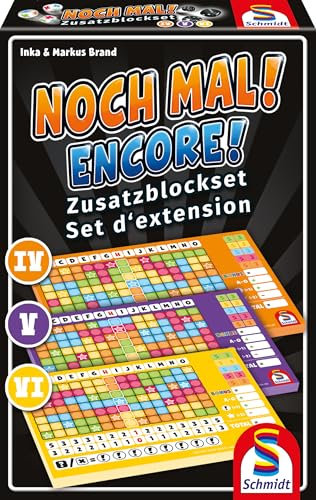 Schmidt Spiele 49345 Noch Mal Zusatzblöcke , 3 Stück (1er Pack)