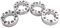 maXpeedingrods 50mm Spurverbreiterung Spurplatten wheel spacers For Landcruiser Hilux 4WD 6x139.7 M12x1.5 MAT radlager