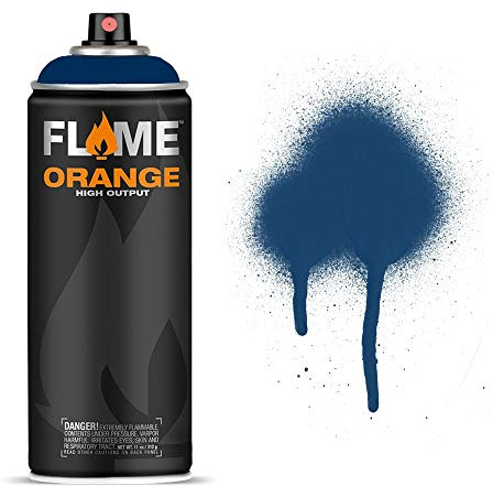 Molotow Flame Orange Spray Paint - Matt Acrylic 400ml Can Ultramarine Blue FO-515