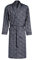 Herren Morgenmantel Revise Guido RE-504 - Elegant - 100% Baumwolle - Schwarz C2 - Gr. L