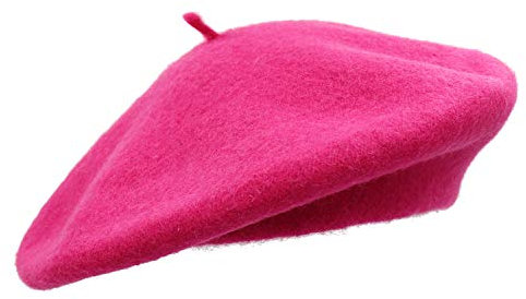 Umeepar Damen Wolle Französischen Baskenmütze (Rose)