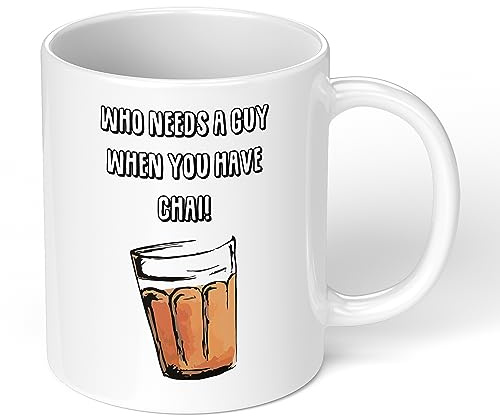 Chai Mug Cup Birthday Gift Idea Novelty Present Christmas Diwali Eid Indian