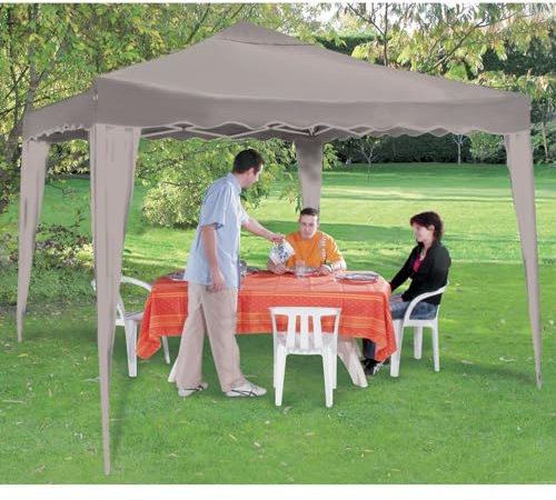 WERKA PRO Tenda Pieghevole Colore Taupe 3x3m