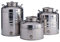 SANSONE Contenitore AGGRAPPATO Olio Fusto Alimentare Acciaio DAMIGIANA BIDONE (100 Litri)