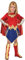 Ciao Wonder Woman costume disguise girl official DC Comics (Size 5-7 years), Red, Blue