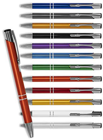 HEAVYTOOL Kugelschreiber SIGNATURE ELEGANCE orange Aluminium [200 Stück] Strichstärke: M ca. 0,6mm Tinte: blau