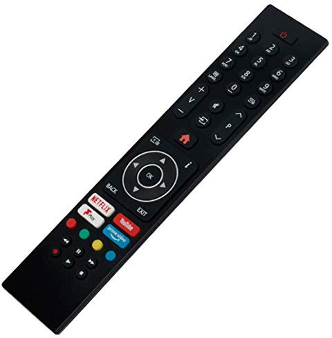 VINABTY RC43137P Remote Control Replacement fit for Logik Bush Digihome Finlux Smart TV 43-EB-FHD 49-FUD-8020 32-FHD-5120 49-EB-FHD 32-EB-HD 40-EB-FHD 55-FUD-8020