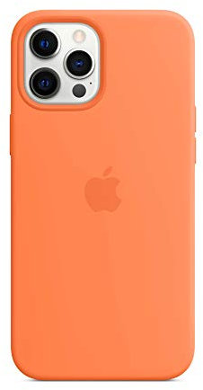 Apple Silikon Case mit MagSafe (für iPhone 12 Pro Max) - Kumquat - 6.7 Zoll