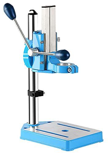 YAOYAOO Drill Press Stand, Drill Press Electric Drill Bracket with Vise, Adjustable Pillar Drill Presses Chuck Can Be Rotated, Multi Functional Drill Bench Press Stand Cast Iron Base