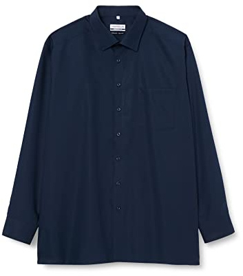 Marvelis Herren Businesshemd Langarm Comfort-Fit,Einfarbig,New Kent,apricot 80,50