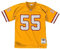 Mitchell & Ness Derrick Brooks #55 Tampa Bay Buccaneers Legacy Throwback NFL Trikot Gelb, L