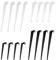 4x Tischbeine NEW ERA geneigt | Metall Stabil Stahl | Hairpin Legs stabil Tischkufen schlicht Tischgestell minimalistisch Möbelfüße schräg | höhenverstellbar (71cm (Esstisch / Schreibtisch), Schwarz)