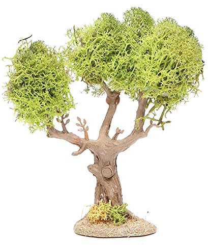 Holyart Albero in PVC e lichene per presepe
